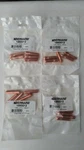 (4) Packets Bernard 1580012 Welding Contact Tips Ea Containing (3) .035, (2) .04. Fixed Price $38.50.