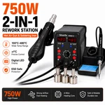 750W 2IN1 Digital Soldering Station Iron Kit Hot Air Gun Heat Rework Smd Welding. Fixed Price $52.99.