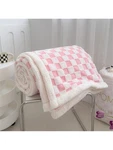 Cozy-up-in-style-jacquard-woven-solid-color-blanket-throw-soft-breathable-and-lu. Fixed Price $29.99.
