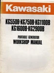 Kawasaki KG550B,750B,1100B,1600B,2900 Generator Manual Used. Fixed Price $19.99.
