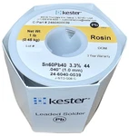 24-6040-0039 Rosin Cored Wire Solder Roll, 44 Activated, 0.040" Diameter. Fixed Price $75.13.