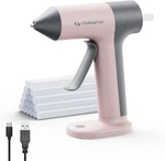 Tilswall Cordless Hot Glue Gun 2AH 30S Fast Heat Usb-c 20PC Sticks Pink. Fixed Price $27.29.