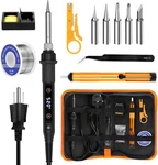 Ljpxhhu Soldering Iron Kit 80W Lcd Adjustable Temperature 180-520 Electronics. Fixed Price $31.00.
