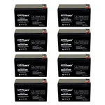12V 7AH Sla Battery Replaces Apc Back-ups Va, BE500C, BE500U (8 Pack). Fixed Price $141.99.