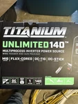 Titanium Unlimited Multi-process Inverter Power Source Welder TI-UL140. Fixed Price $700.00.