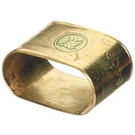 Oval Dual Hose Brace, Brass, 0.535 X 1.071 In Western Enterprises 9940P. Fixed Price $12.09.