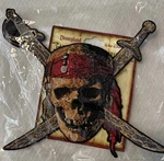 Pirates Of The Caribbean Worlds End Patch Skull And Crossbones Disney 2007NIP. Fixed Price $35.00.