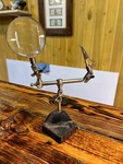 Soviet Advanced Soldering Iron "third-hand" Tool W/magnifier. Fixed Price $49.99.