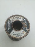 Vtg Nassau Rosin Solder Spec: AT-7076 Partial Lb Spool Weighs 12OZ. Fixed Price $24.00.