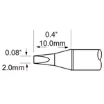 Metcal SFP-CH20 Ser 30DEG/.08INX.39IN Fiber Glass Chisel Cartridge. Fixed Price $22.22.