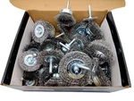 40PC Wire Wheel Cup Brushes Assortment Box Lot Crimped Metal Grinding 1/4 Shank. Fixed Price $31.90.