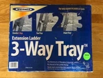 Werner Ac 18S 3-WAY Aluminum Tray For Extension Ladder Standoff Nib. Fixed Price $49.99.