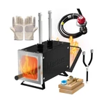 Mmasters 2 Burner Propane Forge Kit Square Mini Gas With Base. Fixed Price $142.93.