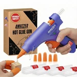 Mini Hot Glue Gun And Sticks Set 40PCS With 5 Fingers Safety Caps - Kids & Ho.... Fixed Price $13.23.