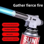 Outdoor Butane Gas Torch For Camping Barbecue Welding Heater Flame Gun Metal. Fixed Price $17.75.