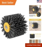 Abrasive Nylon Drawing Wheel 60 Grit Surface Conditioning Tool Drum. Fixed Price $43.99.