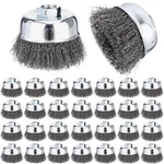 30 Pack Inch Coarse Crimped Wire Cup Brush For Angle Grinder, 5/8"-11 Threaded. Fixed Price $78.99.