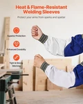 Flame Resistant Welding Sleeves, Heavy Duty Sheepskin & Fr Cotton Arm Protection. Fixed Price $47.45.