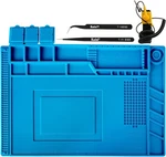 Kaisiking S-160 Silicone Repair Mat With Magnetic Feature, 2 Esd Tweezers And. Fixed Price $33.70.