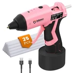 Cordless Hot Glue Gun, Gogonova 15S Fast Preheating Built-in 5AH, Pink. Fixed Price $43.56.