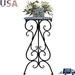 Heavy Duty Wrought Iron Plant Stand 3 Legged Shelf Rack Indoor Outdoor New. Fixed Price $37.98.