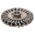 Weiler 94253 Twist Wire Wheel Brush, Threaded Arbor. Fixed Price $28.15.