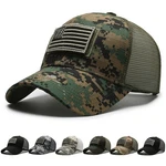 Usa Flag Baseball Detachable Patch Mesh Tactical Army Caps American Men Hat. Fixed Price $6.76.
