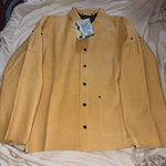 Nwt Steiner 92P6-X Pigskin Leather Welding Jacket, 30 Length, Snap Closure Xl. Fixed Price $150.00.