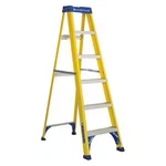 Louisville FS2006 Ft Fiberglass Stepladder, 250 Lb Capacity. Fixed Price $126.71.