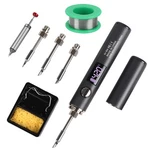 Larlarsa Cordless Soldering Iron Kit, Usb-c Rechargeable Pen With Oled Display. Fixed Price $40.48.
