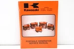 Oem Kawasaki 99963- 0046-01 Portable Generator Service Manual Nos. Fixed Price $29.99.