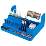 Solder Dispenser Tool Organizer Reel Stand Storage Box Antiskid Blue Kits. Fixed Price $33.08.
