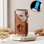 Metal Torch Lighter-refillable Butane Jet Adjustable Blue Flame X15BR6. Fixed Price $19.90.