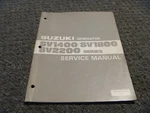 Suzuki SV1400 SV1800 SV2200 Generator Service Repair Manual 99500-88A00-03E. Fixed Price $120.50.