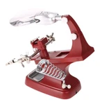 Multi-functional Welding 3X/4.5X Magnifying Glass 2 Leds Clip Soldering Holder. Fixed Price $24.99.