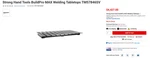 Stronghand Tools Buildpro Max Welding Table Tops TM57846SV - Without Legs. Fixed Price $3500.00.