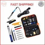 Anbes Soldering Iron Kit Electronics, 60W Adjustable Temperature Welding Tool, 5. Fixed Price $24.11.