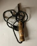 Vintage Lenk Mfg Co Soldering Iron Wood Handle No. 75-1 Newton, Ma. Fixed Price $10.00.
