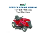 Troy Bilt 700 - Yard Machines Tractor Service Repair Manual Mtd Usb & Link. Fixed Price $14.99.