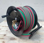 300PSI 100' Manual Twin Oxy Acetylene Welding Reel Mount W/100FT Hoses. Fixed Price $229.99.