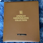 American Commemorative Collection Binder With 36 Panels, 1985-1987. Fixed Price $160.00.