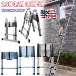 Telescopic Ladder 8.5-16.5FTEXTENSION Folding Multi Purpose Stainless Steel Step. Fixed Price $64.80.