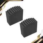 2 Set Black Step Ladder Foot Mat Non-slip Rubber Cap Feet. Fixed Price $14.45.
