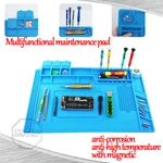 Repair Silicone Pad Magnetic Work Mat Screwdriver For Iphone X 8 7 6. Fixed Price $14.32.