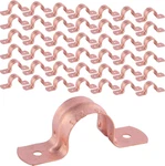 1/2 Inch Copper 2-HOLE Strap, Pack, Pipe Support, CPS05050. Fixed Price $37.99.