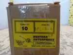 Box Of 10X Western Enterprises BEL-4-4LP Pipe Fitting Elbow #12-L. Fixed Price $40.00.