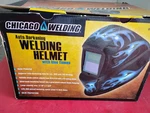 Chicago Electric Auto Darkening Welding Helmet Model #91214 Adjustable Shade. Fixed Price $19.95.