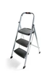 Rubbermaid 3-STEP Steel Ladder,folding Stool 200 Lb Capacity, Silver. Fixed Price $103.58.