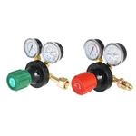 Dual Welding Gas Gauges, Oxygen (CGA-540) And Acetylene (CGA-510) Regulators. Fixed Price $59.70.