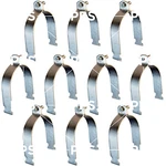 Highcraft 4"IN Pipe Electro Galvanized Steel Strut Clamp Plumbing 10 Pack. Fixed Price $32.75.